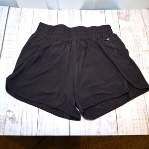 PARAGON Women's Running Shorts Black Size Large Compression Short Lining